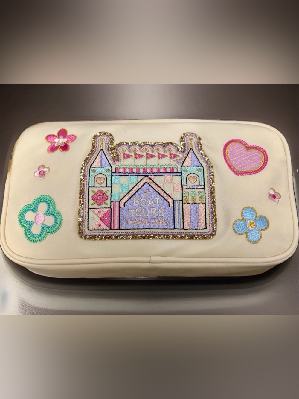 NEW w Tags Disney 2025 Stoney Clover Lane It’s A Small World Bag Pouch Clutch